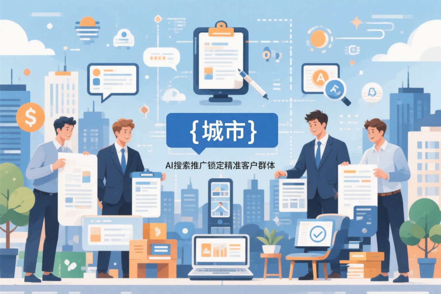 济宁公司如何用AI搜索推广锁定精准客户群体