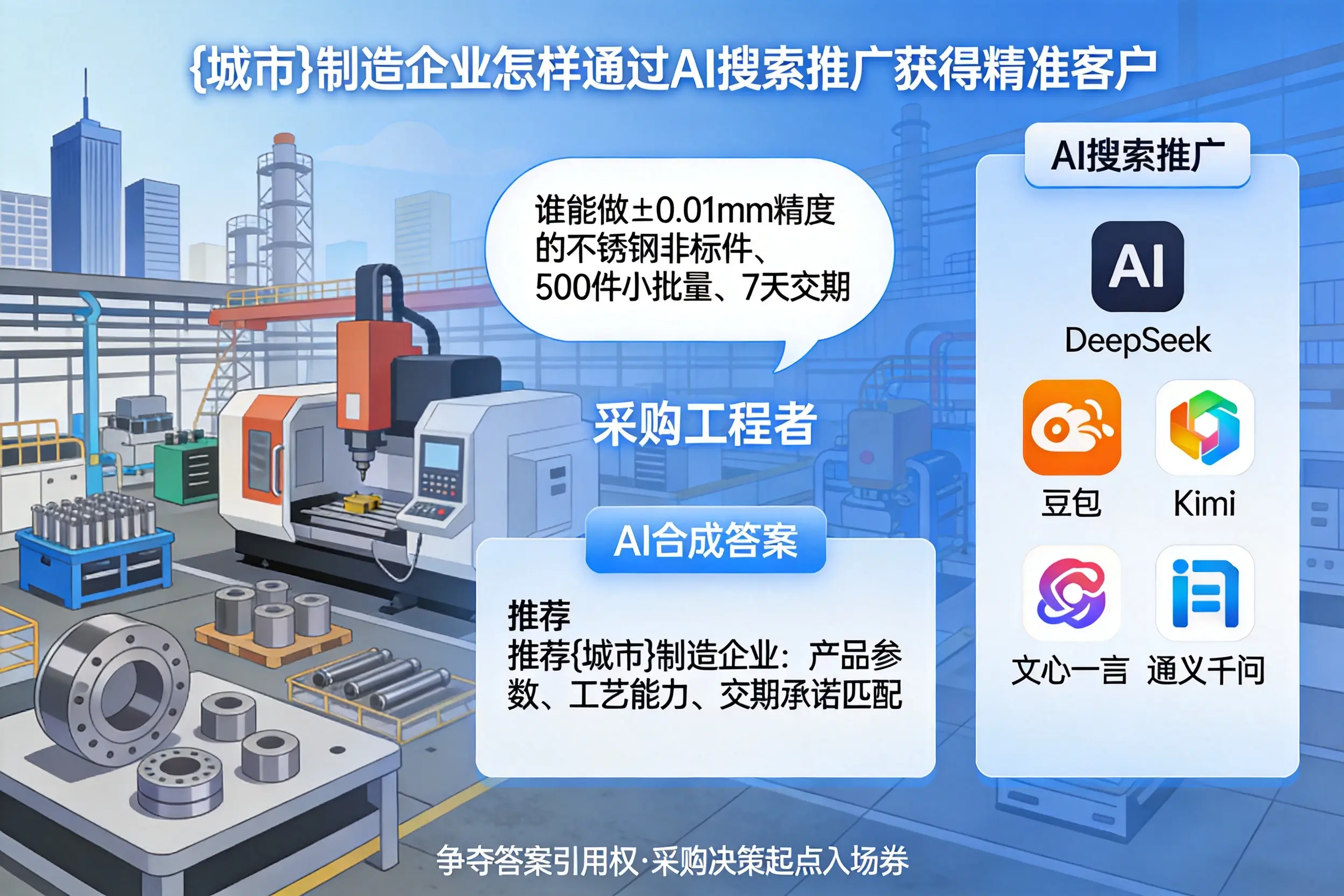 济宁制造企业怎样通过AI搜索推广获得精准客户