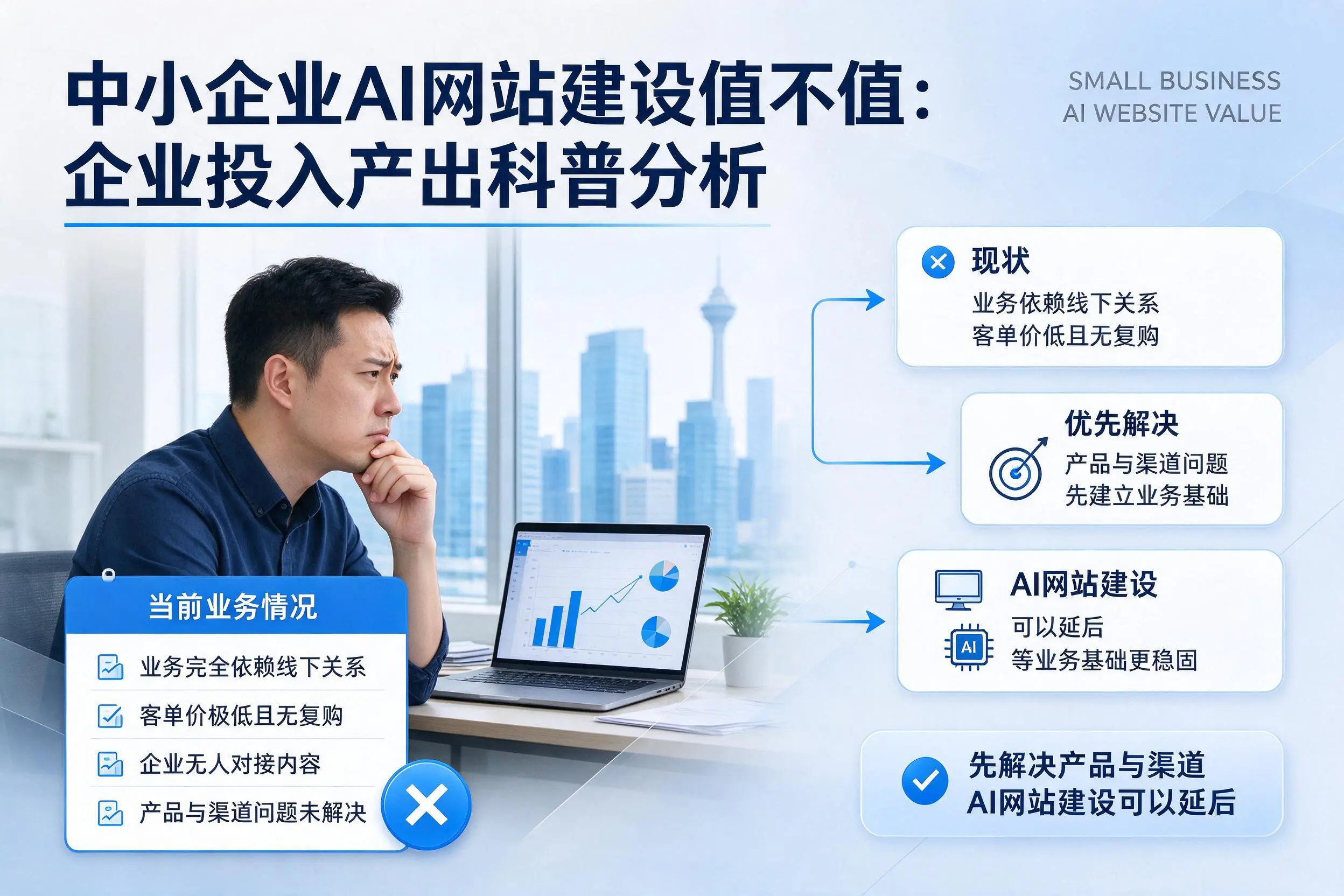 中小企业AI网站建设值不值：济宁企业投入产出科普分析