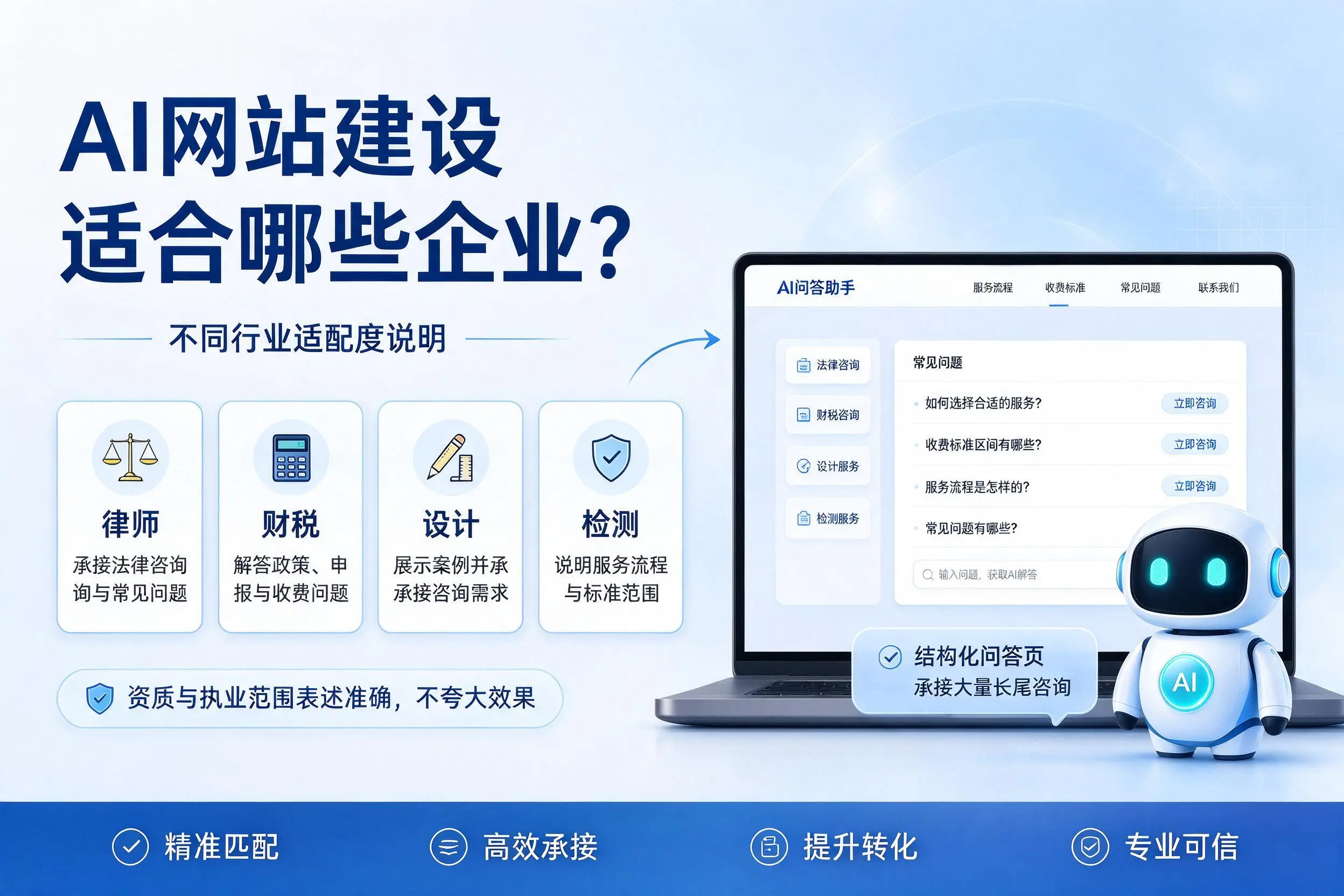 AI网站建设适合哪些企业?济宁不同行业适配度说明