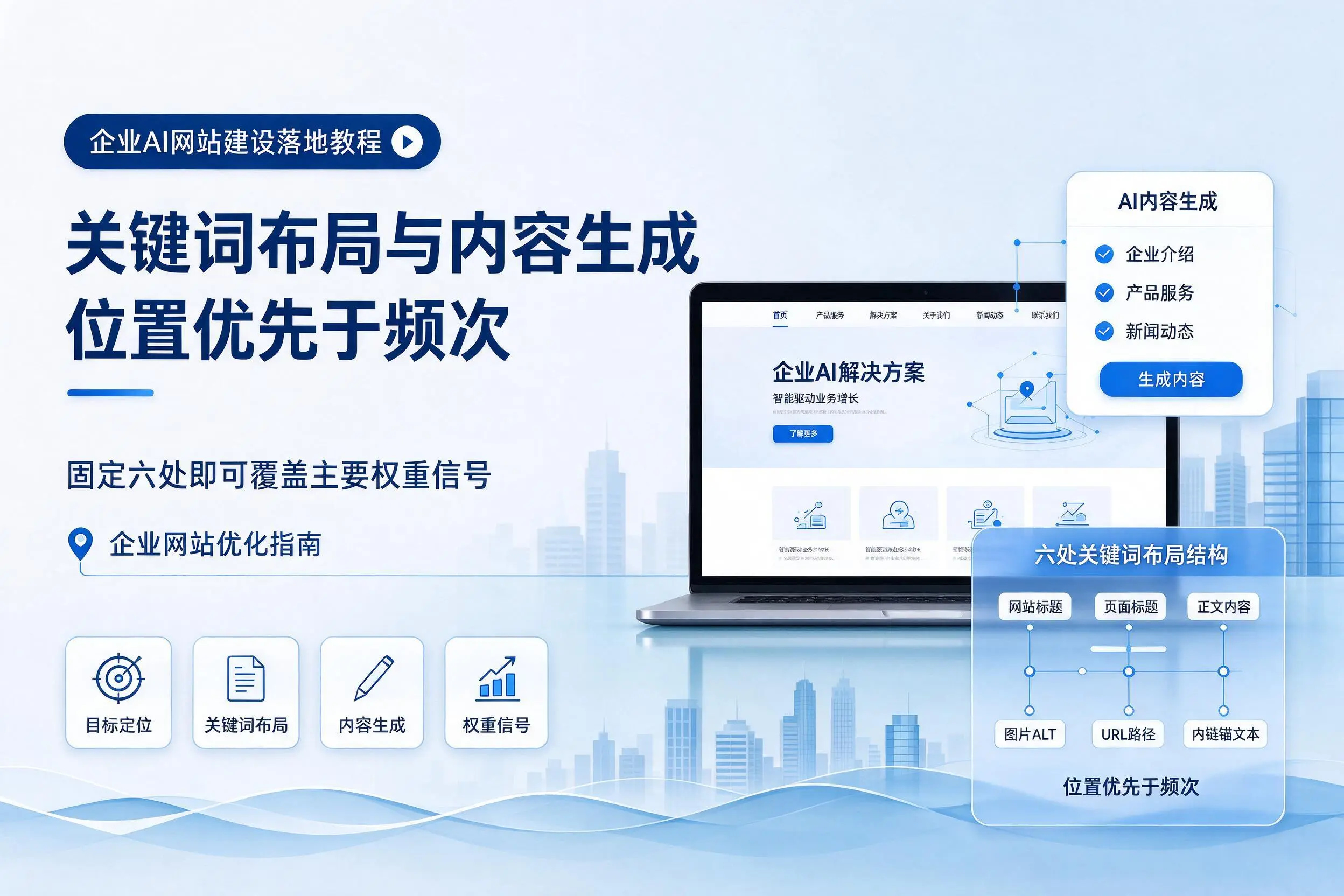 济宁企业AI网站建设落地教程:关键词布局与内容生成